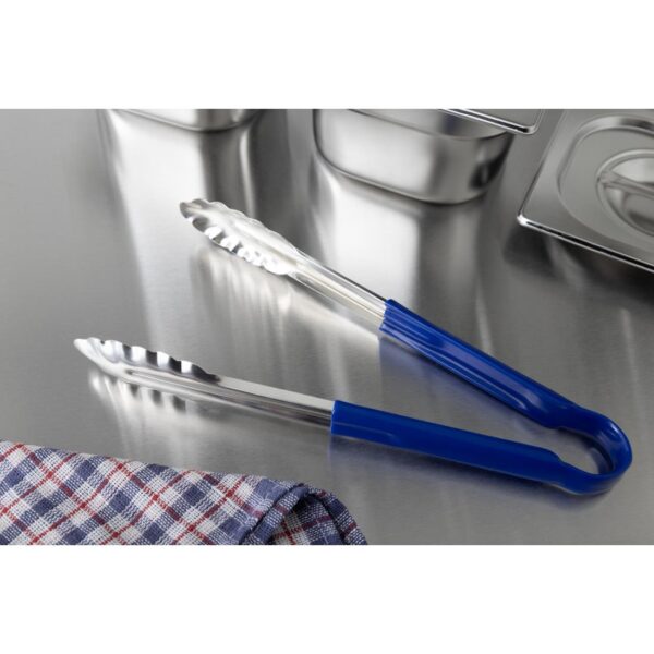 Hygiplas Colour Coded Serving Tong Blue - 300mm - Image 6
