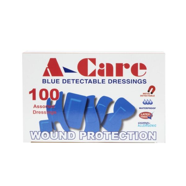 Blue Detectable Plasters Assorted (Pack 100) - Image 2