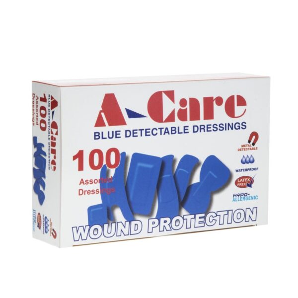 Blue Detectable Plasters Assorted (Pack 100) - Image 3