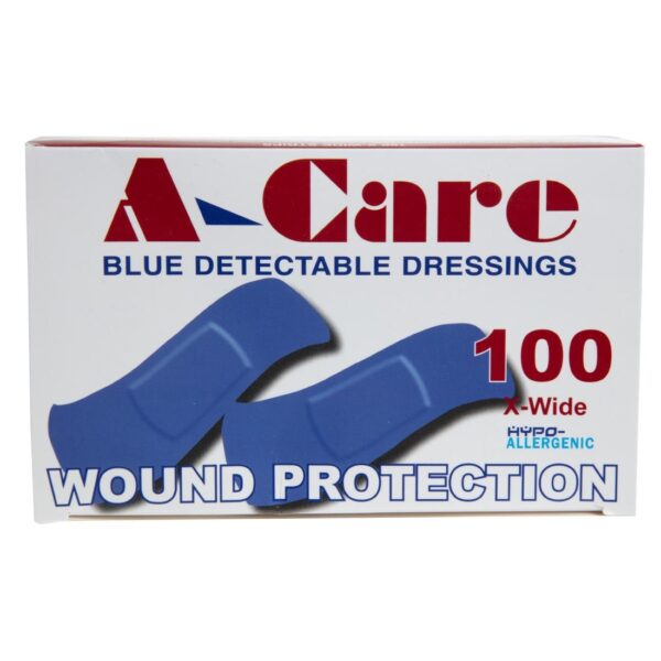 Blue Detectable Plasters Standard - 75x25mm (Pack 100) - Image 3