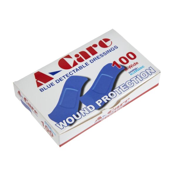 Blue Detectable Plasters Standard - 75x25mm (Pack 100) - Image 4