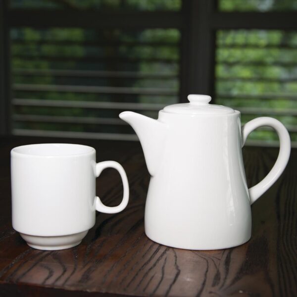 Olympia Whiteware Stacking Mug - 10oz (Box 12) - Image 4