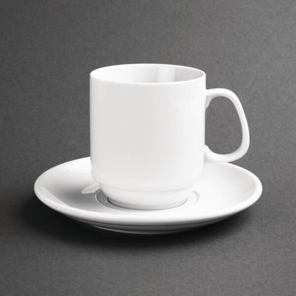 Olympia Whiteware Stacking Mug - 10oz (Box 12) - Image 5