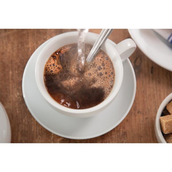 Olympia Whiteware Cappuccino Cup - 10oz (Box 12) - Image 5