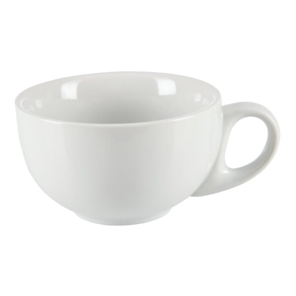 Olympia Whiteware Cappuccino Cup - 10oz (Box 12) - Image 7
