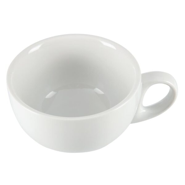Olympia Whiteware Cappuccino Cup - 10oz (Box 12) - Image 8
