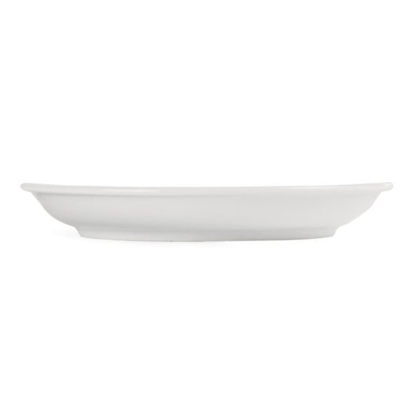 Olympia Whiteware Cappuccino Saucer - 10oz (Box 12) - Image 4