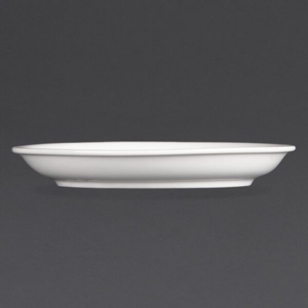 Olympia Whiteware Cappuccino Saucer - 10oz (Box 12) - Image 5