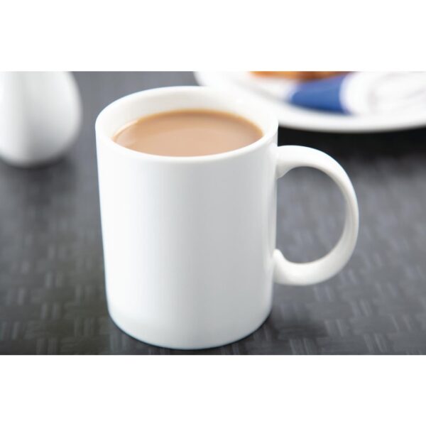 Olympia Whiteware Standard Mug - 10oz (Box 12) - Image 5