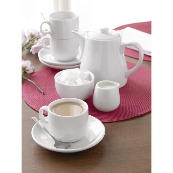 Olympia Whiteware Open Sugar Bowl 7oz (Box 12) - Image 8