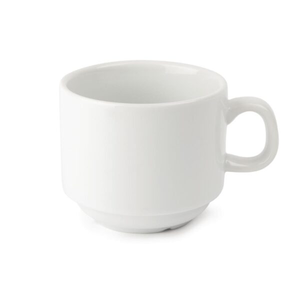 Olympia Whiteware Teacup Stackable - 7oz (Box 12) - Image 8