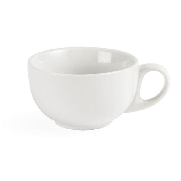 Olympia Whiteware Cappuccino Cup - 7oz (Box 12) - Image 2