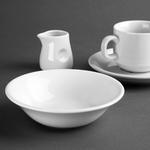 Olympia Whiteware Oatmeal Bowl - 15cm 6" (Box 12) - Image 4