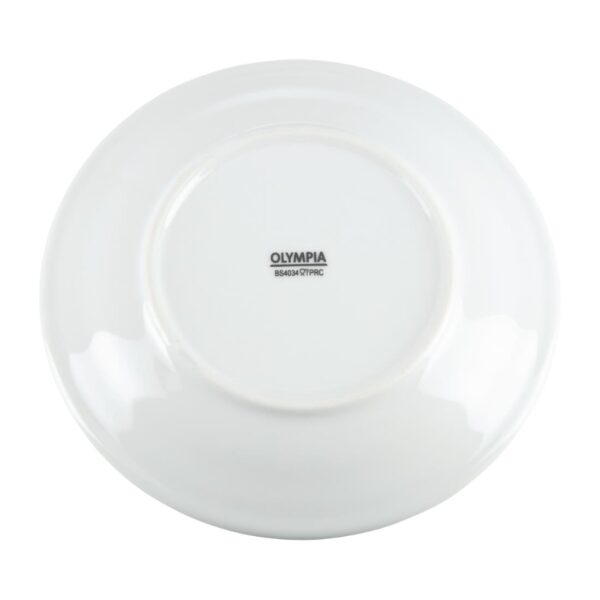 Olympia Whiteware Wide Rimmed Plate - 16.5cm 6.5" (Box 12) - Image 5