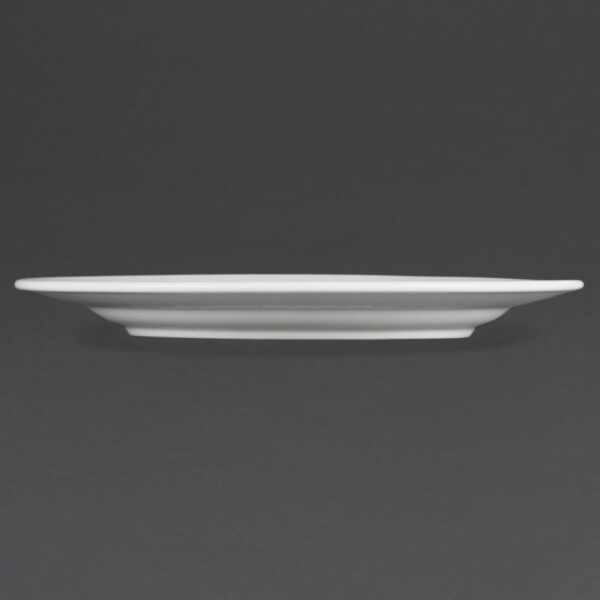 Olympia Whiteware Wide Rimmed Plate - 31cm 12" (Box 6) - Image 4