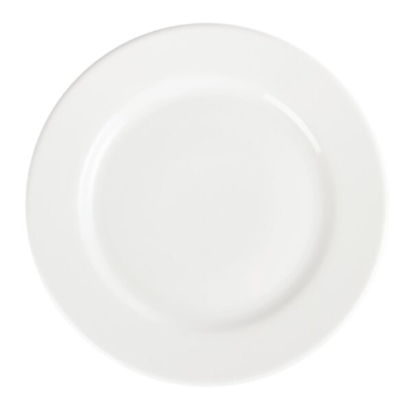 Olympia Whiteware Wide Rimmed Plate - 31cm 12" (Box 6) - Image 5