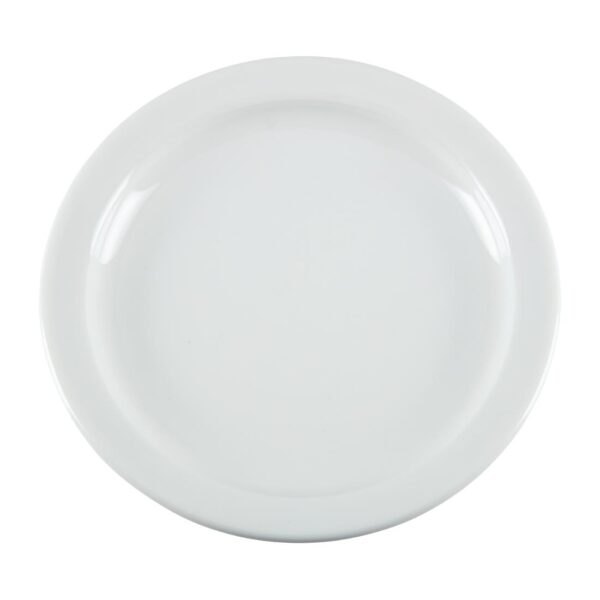 Olympia Whiteware Narrow Rimmed Plate - 15cm 6" (Box 12) - Image 4