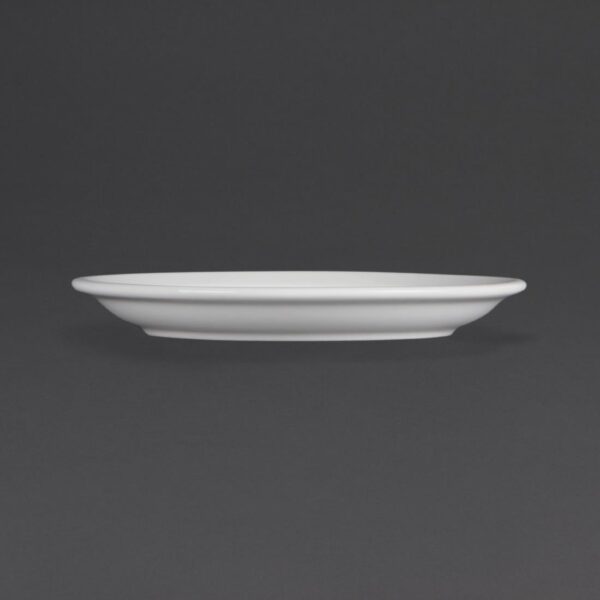 Olympia Whiteware Narrow Rimmed Plate - 18cm 7" (Box 12) - Image 4