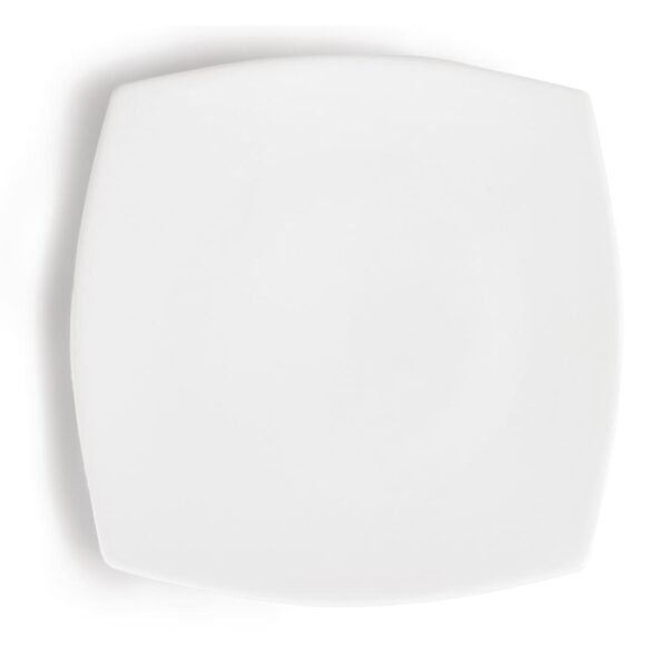 Olympia Whiteware Rounded Square Plate - 27cm 10 3/4" (Box 6) - Image 2
