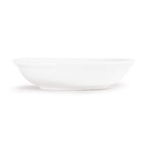 Olympia Whiteware Soy Dish - 10cm 4" (Box 12) - Image 4