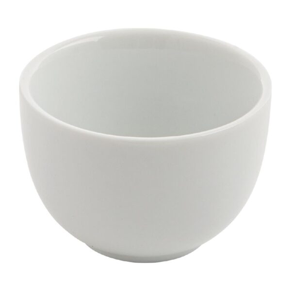 Olympia Whiteware Chinese Tea Cup - 70mm 2 3/4" 110ml 3.9oz (Box 12) - Image 3