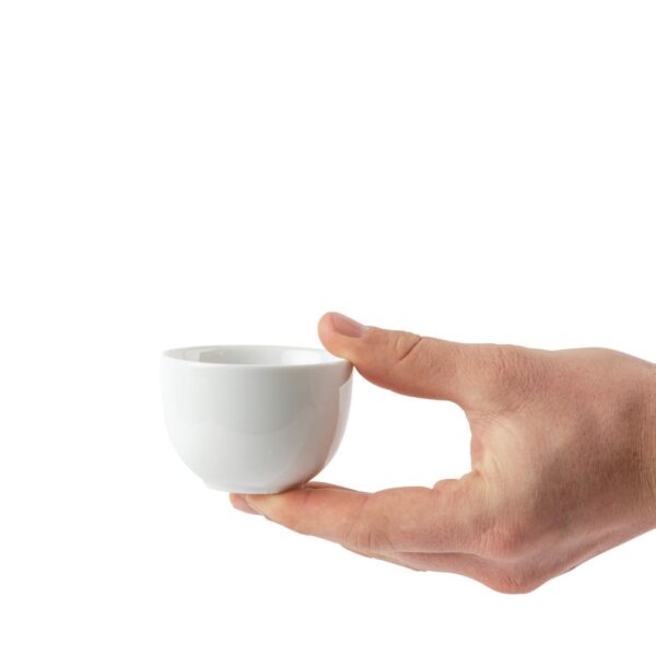 Olympia Whiteware Chinese Tea Cup - 70mm 2 3/4" 110ml 3.9oz (Box 12) - Image 5
