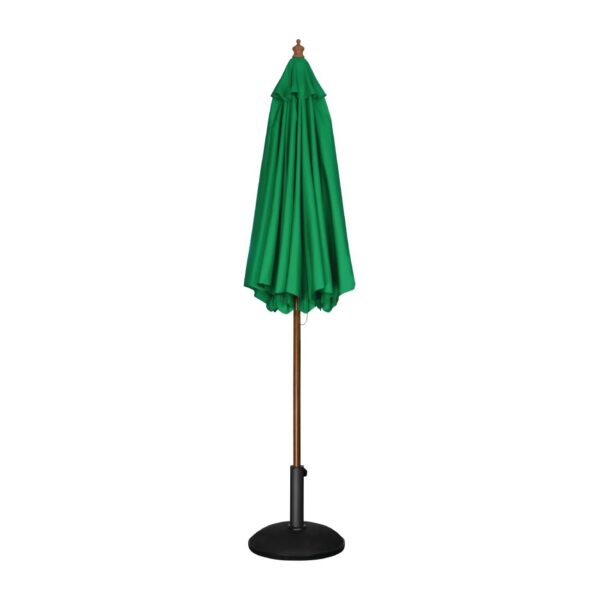 Bolero Round Pulley Umbrella Green - 3m - Image 2