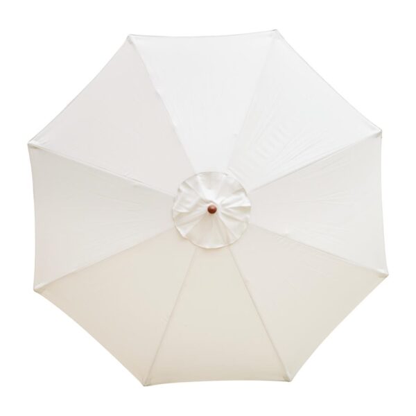 Bolero Round Pulley Umbrella Cream - 3m - Image 6