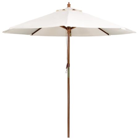 Bolero Round Pulley Umbrella Cream - 3m