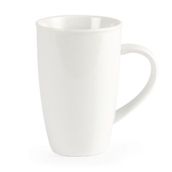 Olympia Whiteware Latte Mug - 400ml 14oz (Box 6) - Image 2