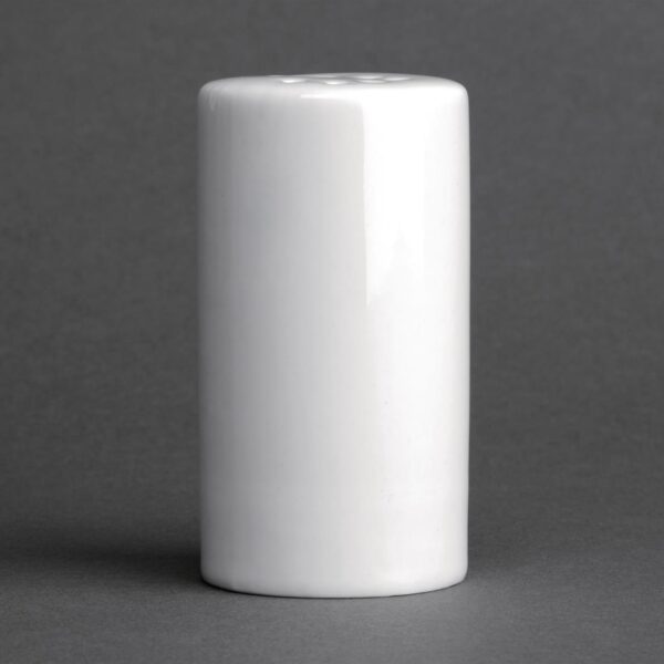 Olympia Whiteware Pepper Shaker - 80mm (Box 12) - Image 3