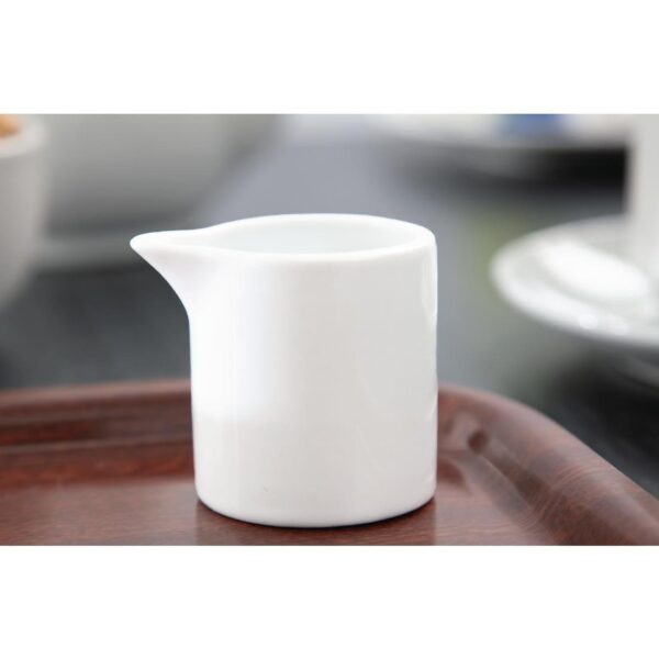 Olympia Whiteware Milk/Cream Jug - 50x55mm 2oz (Box 6) - Image 6