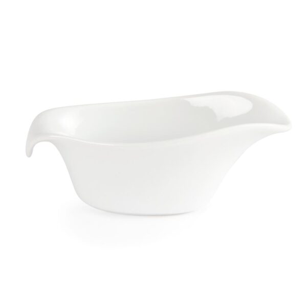 Olympia Whiteware Gravy Boat - 85ml 3oz 140mm (Box 6) - Image 2