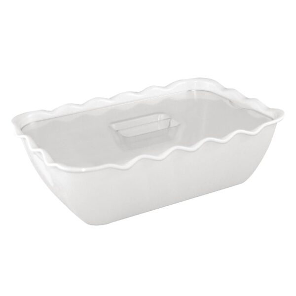 Olympia Kristallon Flat Notched Lid for Medium Salad Crock - Image 2