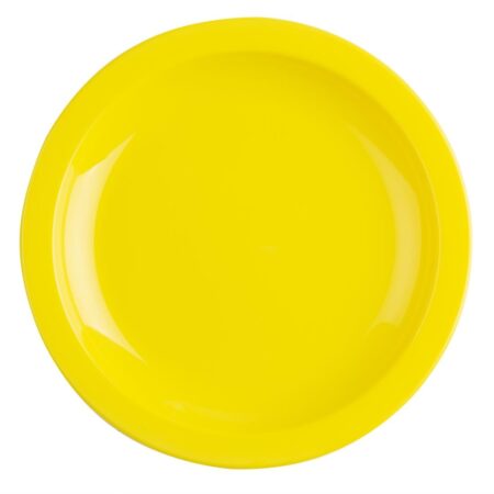 Olympia Kristallon Polycarbonate Plate Yellow - 172mm 6 3/4" (Box 12)