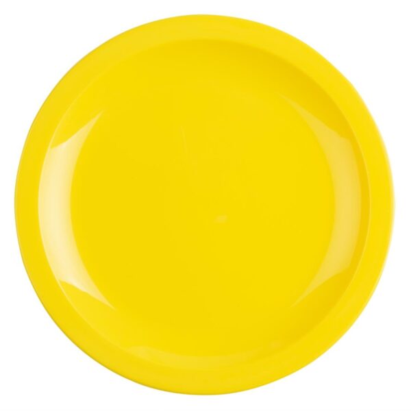 Olympia Kristallon Polycarbonate Plate Yellow - 230mm 9" (Box 12)