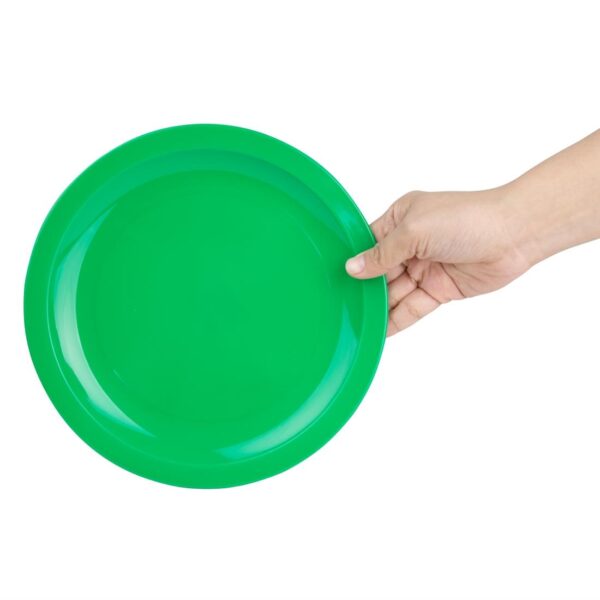 Olympia Kristallon Polycarbonate Plate Green - 230mm 9" (Box 12) - Image 4