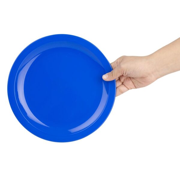 Olympia Kristallon Polycarbonate Plate Blue - 230mm 9" (Box 12) - Image 4