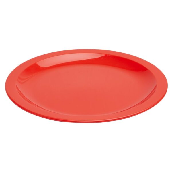 Olympia Kristallon Polycarbonate Plate Red - 230mm 9" (Box 12) - Image 2