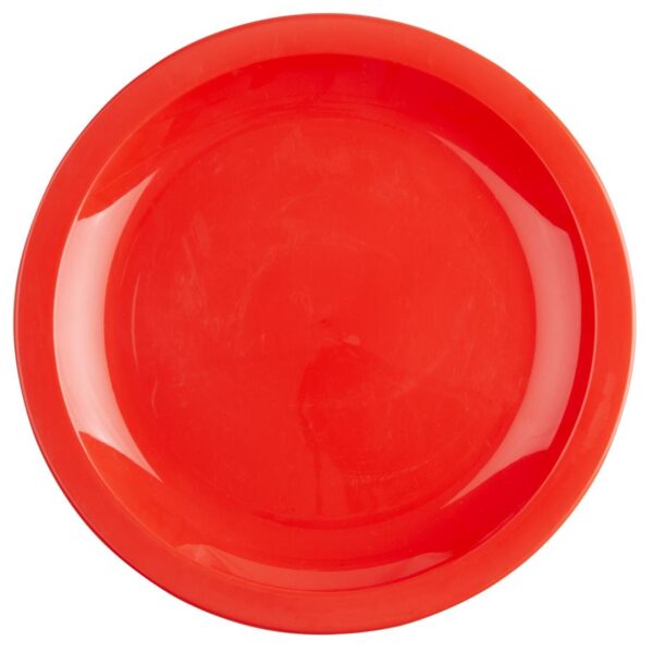 Olympia Kristallon Polycarbonate Plate Red - 230mm 9" (Box 12)