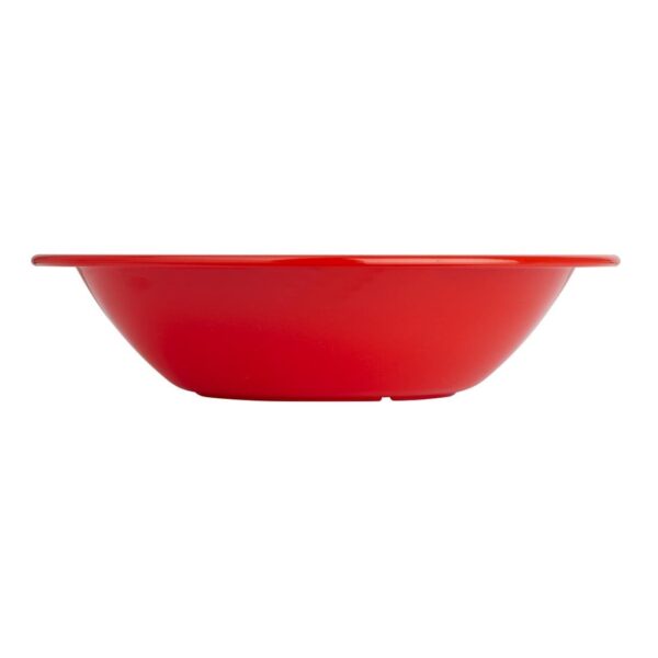 Olympia Kristallon Polycarbonate Bowl Red - 400ml 14oz 6 3/4" (Box 12) - Image 2
