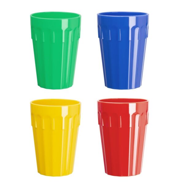 Olympia Kristallon Polycarbonate Tumbler Yellow - 260ml 9oz (Box 12) - Image 4