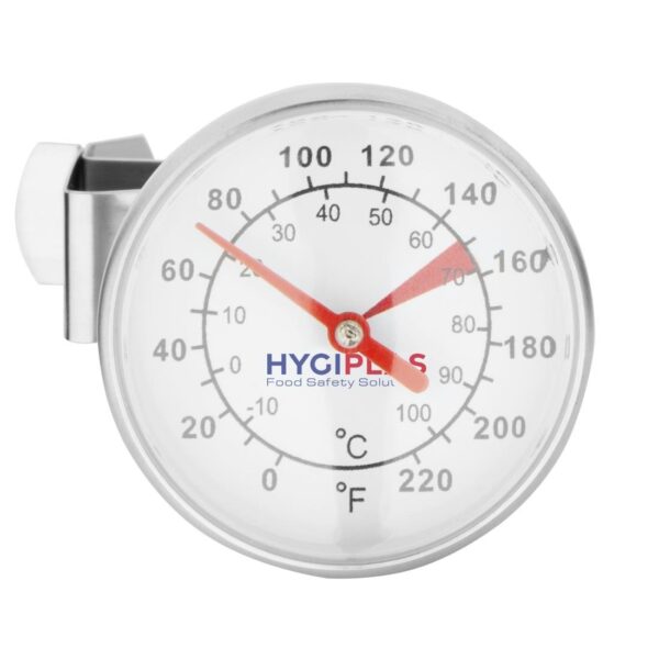 Hygiplas Hot Milk Dial Thermometer - 45mm - Image 5