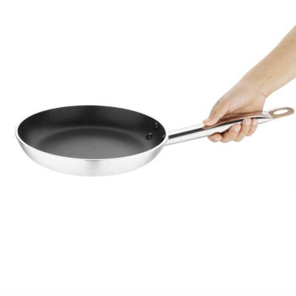 Vogue Non-Stick Induction Fry Pan Teflon Platinum Plus - 240mm - Image 3