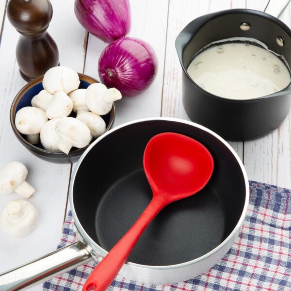 Vogue Non-Stick Induction Saute Pan Teflon Platinum Plus - 200mm - Image 5