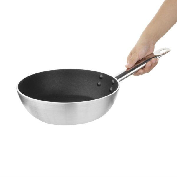 Vogue Non-stick Induction Saute Pan Teflon Platinum Plus - 240mm - Image 3