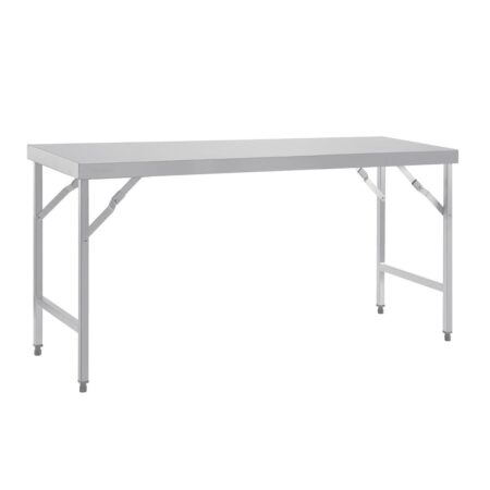 Vogue St/St Folding Table - 1800x600x900mm