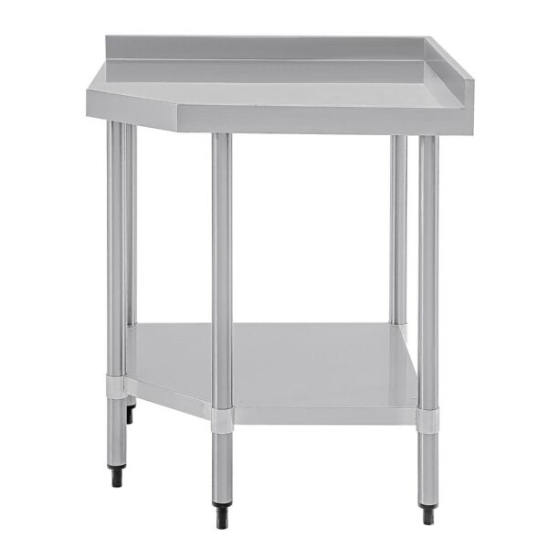 Vogue Corner Unit St/St - 960x800x600mm 37 3/4 x31 1/2 x23 1/2" - Image 2