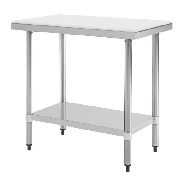 Vogue St/St Cutting Board Table - 900x600x900mm - Image 3