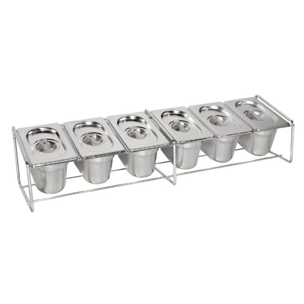 Vogue Wire Stand for Gastronorm Pans - 320x205x160mm - Image 2